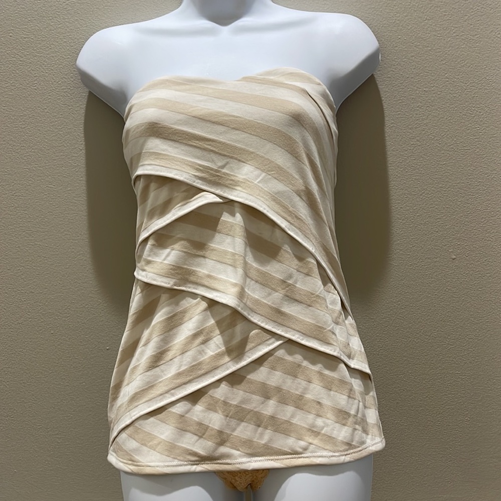 White House Black Market Striped tube top